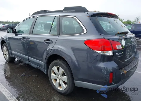 2012 Subaru Outback 2.5I z USA, uszkodzony, nr VIN 4S4BRBAC5C3211745